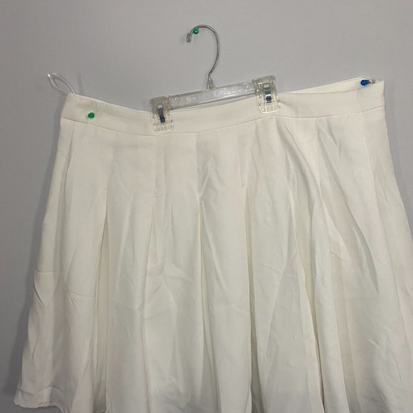 White Tennis Skirt - Picture 2 of 3